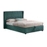Amelia Plus 4FT6 Storage Bed - Green Velvet Fabric